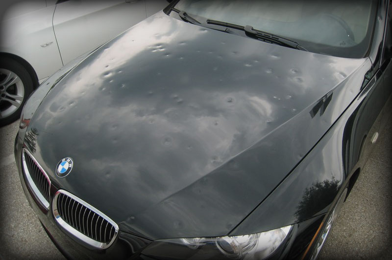 hail damage car repairs